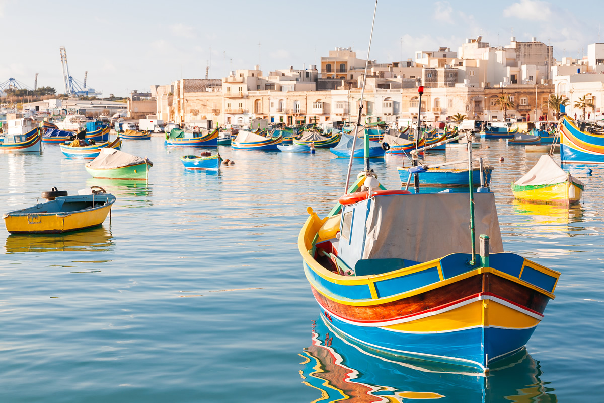 teach in malta includes waterfront views and ancient architecture