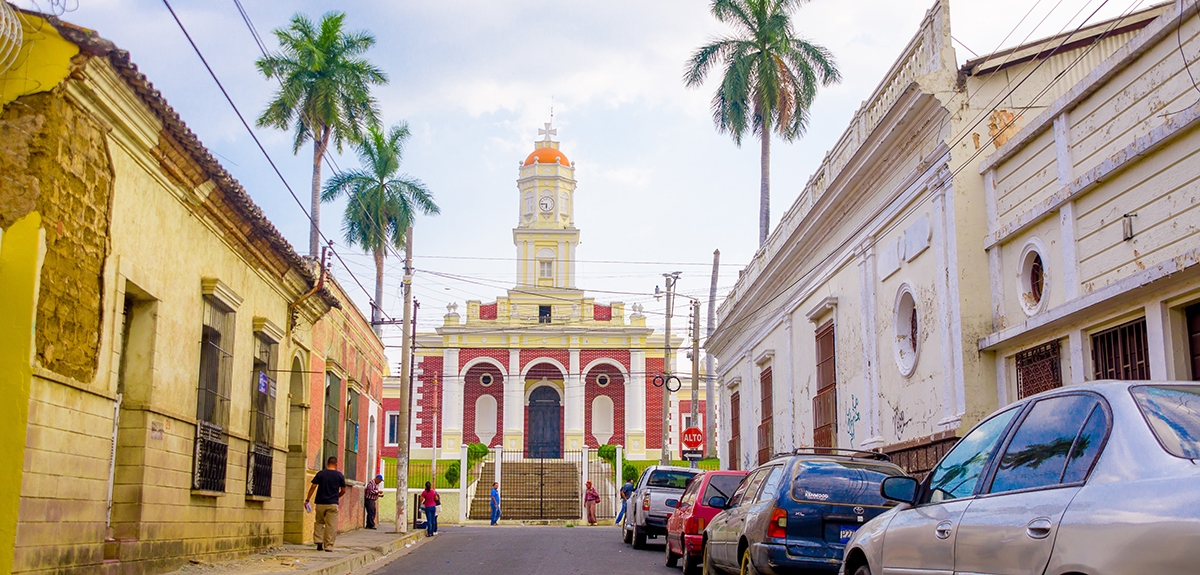 One of the many ornate historic buildings ESL teachers will find in El Salvador