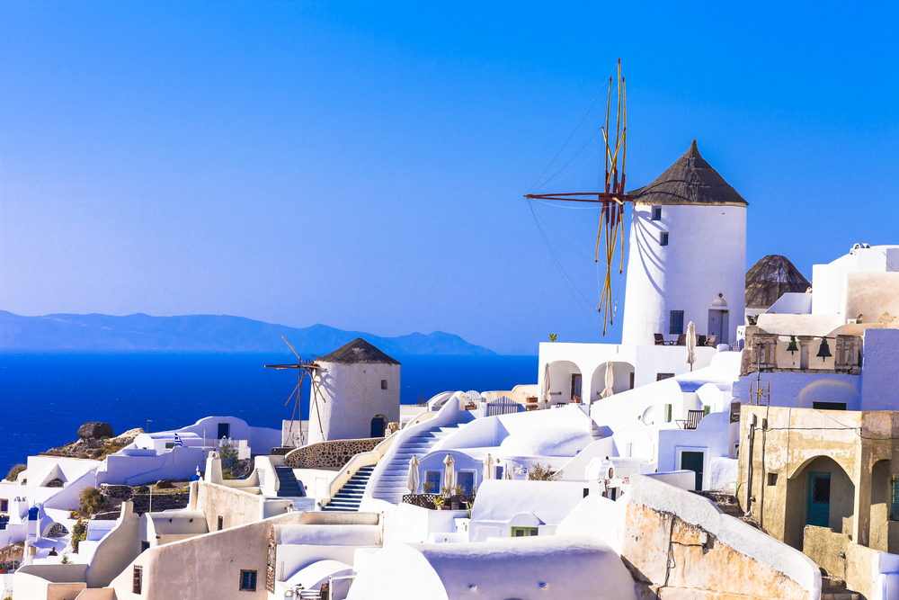 windmills in mykonos greece