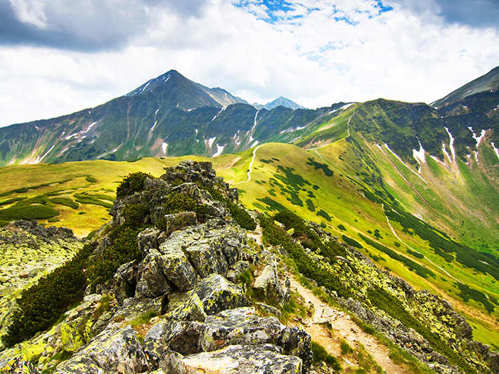 View of mountains in the spring in Poland for teachers in Poland